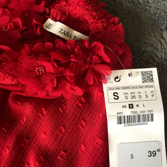 NWT Zara sleeveless blouse size small. - Picture 4 of 5